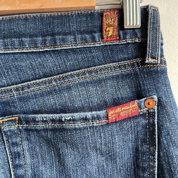 7 For All Mankind low rise bootcut jeans in women’s 30 waist - Picture 6 of 13